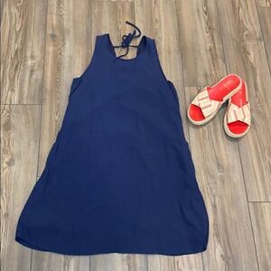 Gap Sleeveless navy sheath dress women’s Small